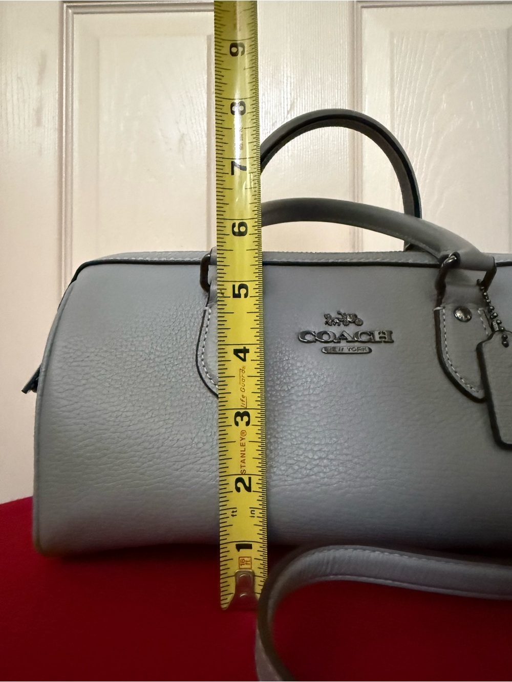 Coach pebble leather barrel bag - Picture 7 of 10